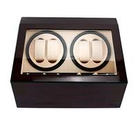 GramStudio 4 + 6 enrolladores automáticos para relojes de madera, caja para 10 relojes, caja de exhibición de relojes para hombre