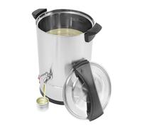 GramStudio Horno de fusión de cera comercial con grifo 30-110 ℃ 12L dispositivo eléctrico de fusión de cera para hacer velas, olla de fusión de cera para velas jabón