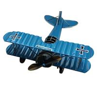 Gran 8,5 "retro avión aviones modelo, decoración del hogar adorno juguete, oficina en casa escritorio decoración, Retro Guerra Mundial I modelo alemán de alas, WW1 aviones modelo