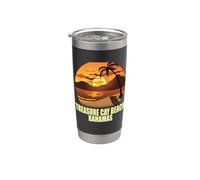 Gran Abaco Isle Souvenir Treasure Cay Beach Bahamas Island Vaso térmico de acero inoxidable de doble pared