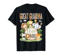 Gran Abuela de los Salvajes 1er cumpleaños niño Safari Selva Camiseta