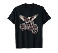 Gran águila con alas grandes para amantes de las motocicletas Camiseta