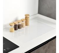 Gran alfombrilla de silicona, antideslizante, resistente al calor, antiadherente, reutilizable, apta para alimentos, apta para lavavajillas (alta translucidez, 1 mm de grosor, 60 x 40 cm de ancho)