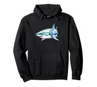Gran Amante de los Animales del tiburón Blanco Sudadera con Capucha