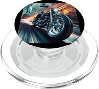 Gran Aspecto de Libertad con Este gráfico Liberty and Motorcycle PopSockets PopGrip para MagSafe
