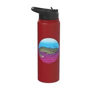 Gran Bagre Pescador Pescador Bagre Naturaleza Monsterfish Stainless Steel Insulated Water Bottle