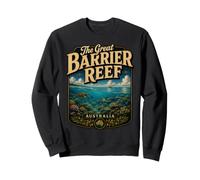 Gran Barrera de Coral Australia Vintage Coral Reef Travel Sudadera