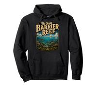 Gran Barrera de Coral Australia Vintage Coral Reef Travel Sudadera con Capucha