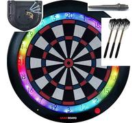 Gran Board - Diana con 3 Luces LED, Bluetooth, Color Azul con Soporte Especial