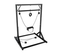 Gran Bondage Sexo Muebles, Gran Sexo Swing. Juguetes sexuales BDSM para hombres, mujeres y parejas adultas.SM Gear Bondage Restraint Heavy Duty Handcuffs Frame Erotic Furniture (Black Bondage)
