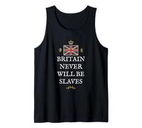 Gran BRETAÑA GB Patriots Reino Unido Orgullo BRITÁNICO NO ESCLAVOS Camiseta sin Mangas