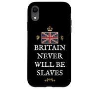 Gran BRETAÑA GB Patriots Reino Unido Orgullo BRITÁNICO NO ESCLAVOS Carcasa para iPhone XR