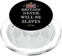 Gran BRETAÑA GB Patriots Reino Unido Orgullo BRITÁNICO NO ESCLAVOS PopSockets PopGrip para MagSafe