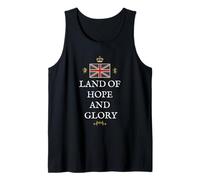 Gran BRETAÑA Patriota Orgulloso BRITÁNICO Orgullo BRITÁNICO Esperanza N Gloria Camiseta sin Mangas