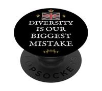 Gran BRETAÑA PATRIOTAS Orgullosos BRITÁNICO Orgullo BRITÁNICO Diversidad Error PopSockets PopGrip Adhesivo