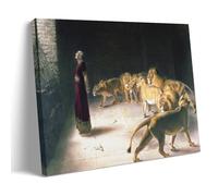 Gran Bretaña Rivière Dâniel's Answer to The King - Pinturas excepcionales - Póster exquisito sobre lienzo impreso adecuado para salas de estar, dormitorios, oficinas, hogares y aulas, 30 x 45 cm