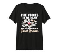 Gran Bretaña Viaje al Reino Unido Viaje a Juego de Recuerdos Tour de Vacaciones Camiseta Premium