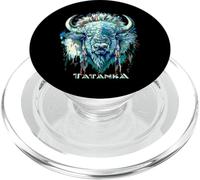 Gran Búfalo Blanco Nativo Americano Animal Espíritu Sagrado III PopSockets PopGrip para MagSafe
