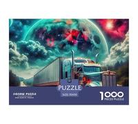 Gran camión Puzzle 1000 Piezas para Adultos, Reto Familiar, Alivia Estrés, Ejercita Memoria para Hombres, Mujeres, Mayores 70x50cm/1000pcs