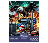 Gran camión Puzzle 1000 Piezas para Adultos, Reto Familiar, Antiestrés, Ejercita Memoria, Regalos para Adultos 70x50cm/1000pcs