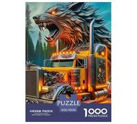 Gran camión Puzzle 1000 Piezas para Adultos, Reto Familiar, Antiestrés, Fomenta Colaboración para Hombres, Mujeres, Mayores 70x50cm/1000pcs