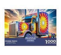 Gran camión Puzzle De 1000 Piezas Puzzle Arte Diversión Adultos Y Niños A Partir De 12 Año 38x26cm/1000pcs