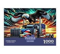 Gran camión Puzzle Imposible,desafío for Adults Entretenimiento Creativo 1000 Piezas Obra De Arte De Juego De para Adultos Y Niños A Partir De 12 Años 52x38cm/1000pcs