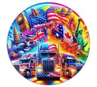Gran camión Puzzles 1000 Piezas para Adultos, Reto Familiar, Antiestrés, Ejercita Memoria para Adultos/niños ≥12 Años 1000pcs (67.5x67.5cm)