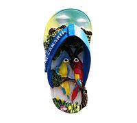 Gran Canaria España 3D Flip Flop Imán de nevera Regalo de recuerdo, resina hecha a mano Gran Canaria Imán de nevera Colección de decoración para el hogar y la cocina