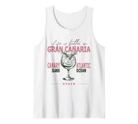 Gran Canaria La Vida Es Mejor En Canarias Souvenir Camiseta sin Mangas