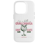 Gran Canaria La Vida Es Mejor En Canarias Souvenir Carcasa para iPhone 14 Pro