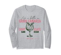 Gran Canaria La Vida Es Mejor En Canarias Souvenir Manga Larga