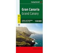 Gran Canaria, Straßen- und Freizeitkarte 1:50.000, freytag & berndt: Mit Infoguide, Besondere Ausflugsziele, Wanderwege: AK 0525: Straßen- und ... Besondere Ausflugsziele, Wanderwege