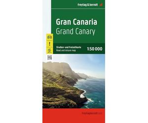 Gran Canaria, Straßen- und Freizeitkarte 1:50.000, freytag & berndt: Mit Infoguide, Besondere Ausflugsziele, Wanderwege: AK 0525: Straßen- und ... Besondere Ausflugsziele, Wanderwege