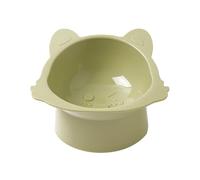 Gran Capacidad Cuello Perro Alimentación Agua Tazón Dibujos Animados Gato Forma Mascota Plástico Durable Grueso Comida Y Agua Brincos elevados Perros Elevados Cuencos Elevados Para Perros Grandes Para