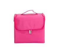 Gran capacidad de almacenamiento for bolsas de maquillaje profesionales de múltiples capas, caja de herramientas portátil for bordar uñas y maquillaje.