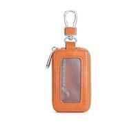 Gran Capacidad Funda para Llaves de Coche para Seat Cupra Ateca KH7 2016-2020 2021 2022 2023 5 Seat, Antiarraños con Protección Compacta para Uso Diario y Viajes,Orange