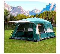 Gran Carpa Familiar de 5 a 8 Personas Dos Habitaciones y una Sala de Estar, amplias Carpas Grandes estables y Resistentes Carpas de apagón para Acampar Impermeables para Acampar, Caminar, Senderismo