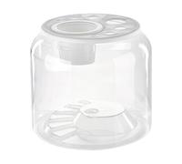 Gran casa de tanque de tortuga - filtro 'acuario tortuga de agua, área de crisol de tortugas, paneles laterales transparentes | Ideas de configuración de animales dom