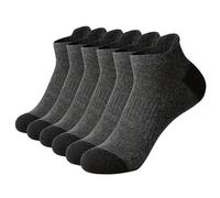 Gran comercio exterior elástico calcetines de algodón calcetines deportivos de baloncesto calcetines deportivos primavera e invierno hombres calcetines cortos zapatos de cabaña hombres 43 46, gris
