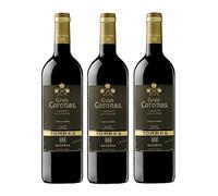 Gran Coronas Reserva, Vino Tinto - 3 botellas de 75 cl, Total: 2250 ml