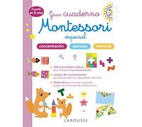 Gran cuaderno Montessori especial concentración, atención y memoria. A partir de 3 años (LAROUSSE - Infantil / Juvenil - Castellano - A partir de 3 años)
