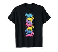 Gran danés colorido arco iris regreso a la escuela niños niñas niños niñas Camiseta