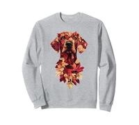 Gran danés Otoño Hojas Otoño Naturaleza Amante Sudadera