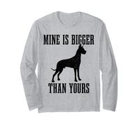 Gran danés Perro mía es más Grande Que el suyo Gran danés mamá papá Manga Larga