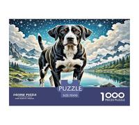 Gran danés Puzzles Imposible,desafío for Adults Juego Educativo 1000 Piezas Obra De Arte De Juego De para Adultos Y Niños 70x50cm/1000pcs