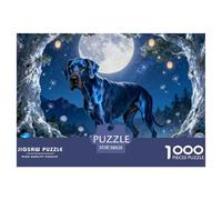 Gran DanésPuzzle De 1000 Piezas Puzzles para Adultos Perros Lindos Un Rompecabezas Desafiante Rompecabezas 38x26cm/1000pcs