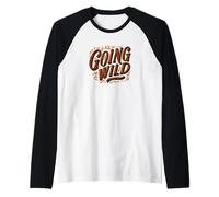Gran declaración Salvaje para Adultos y niños Camiseta Manga Raglan