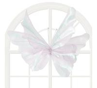 Gran decoración de pared de 3D - Seda de 20 pulgadas, decoración de mariposas de ensueño | Decoración interior y exterior Para, puerta, comedor, terraza | Boda, Vacaciones, Nacimiento