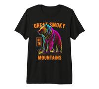 Gran diseño de Oso Smoky Mountains USA Camiseta Premium